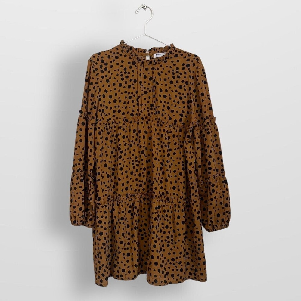 Leopard Print Solution Dress Large - Picture 2 of 9